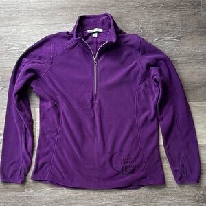 Relay for life, American Cancer Society, Purple Fleece Quarter-Zip